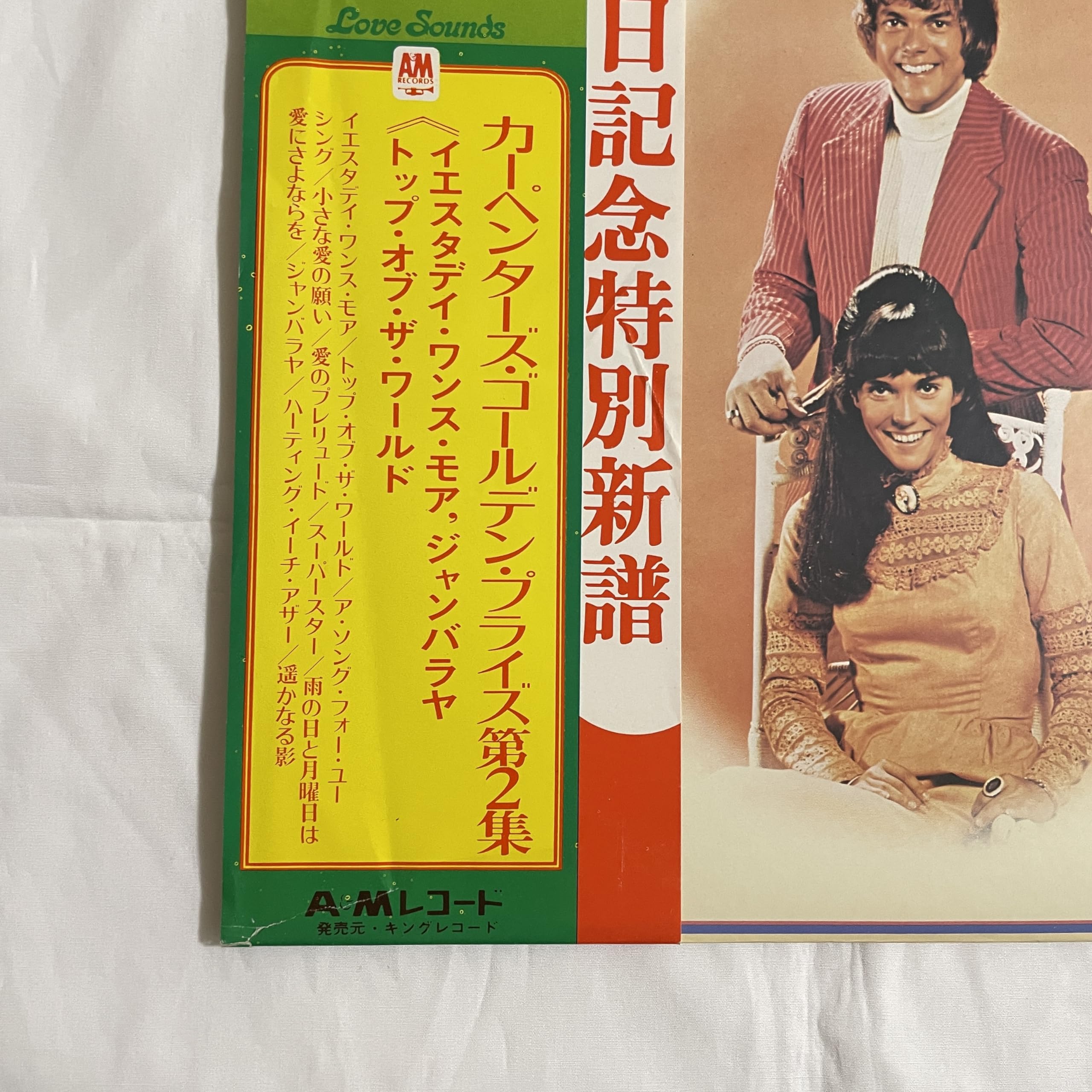 Amazon.co.jp: Carpenters 直筆サイン入りLPレコード カーペンターズ